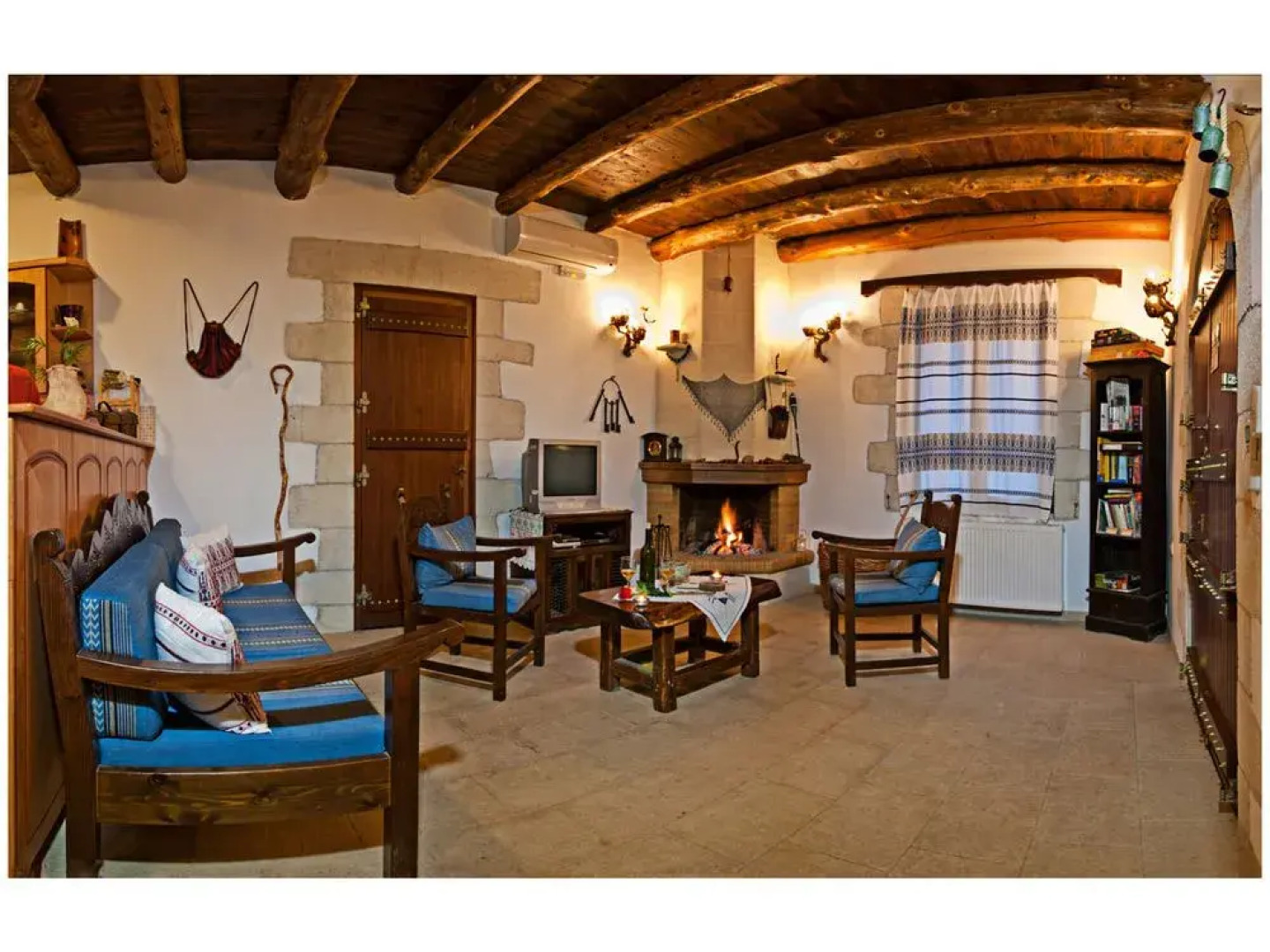 Villa Aloni-traditional Stone Villa With Nice View,pool and Garden
