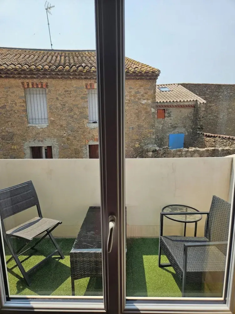 Chambre 2 lit simple avec balcon