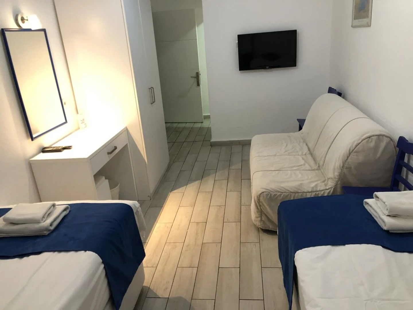 White and Blue Bodrum