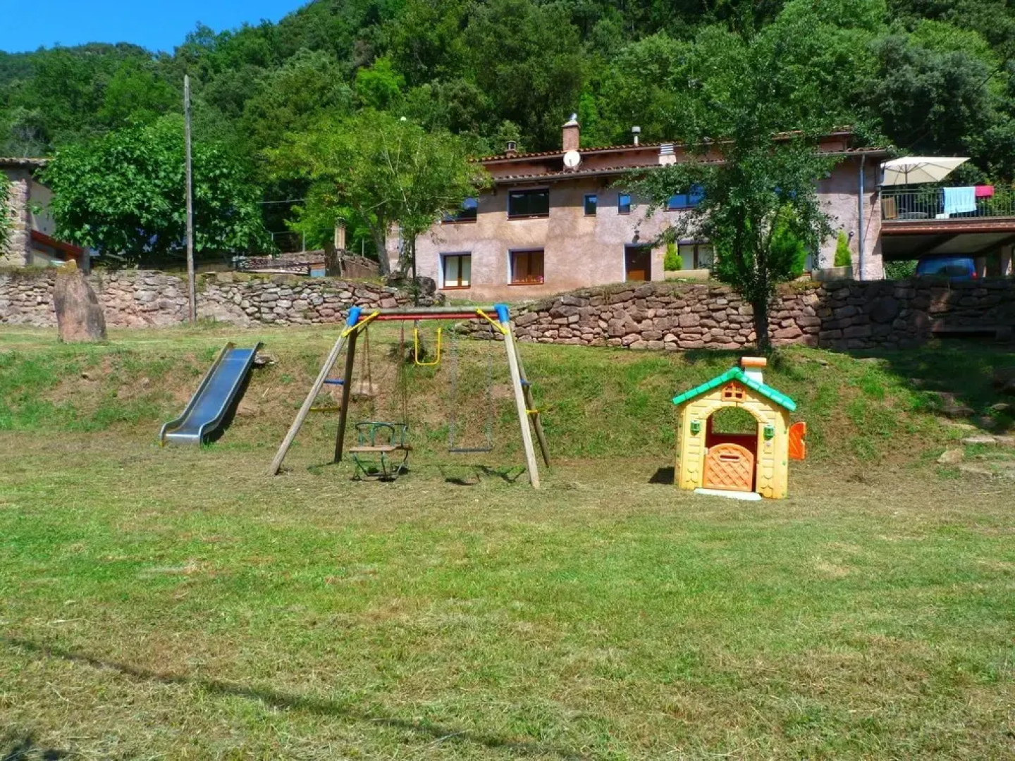 Quaint Holiday Home in Riudaura With Shared Pool