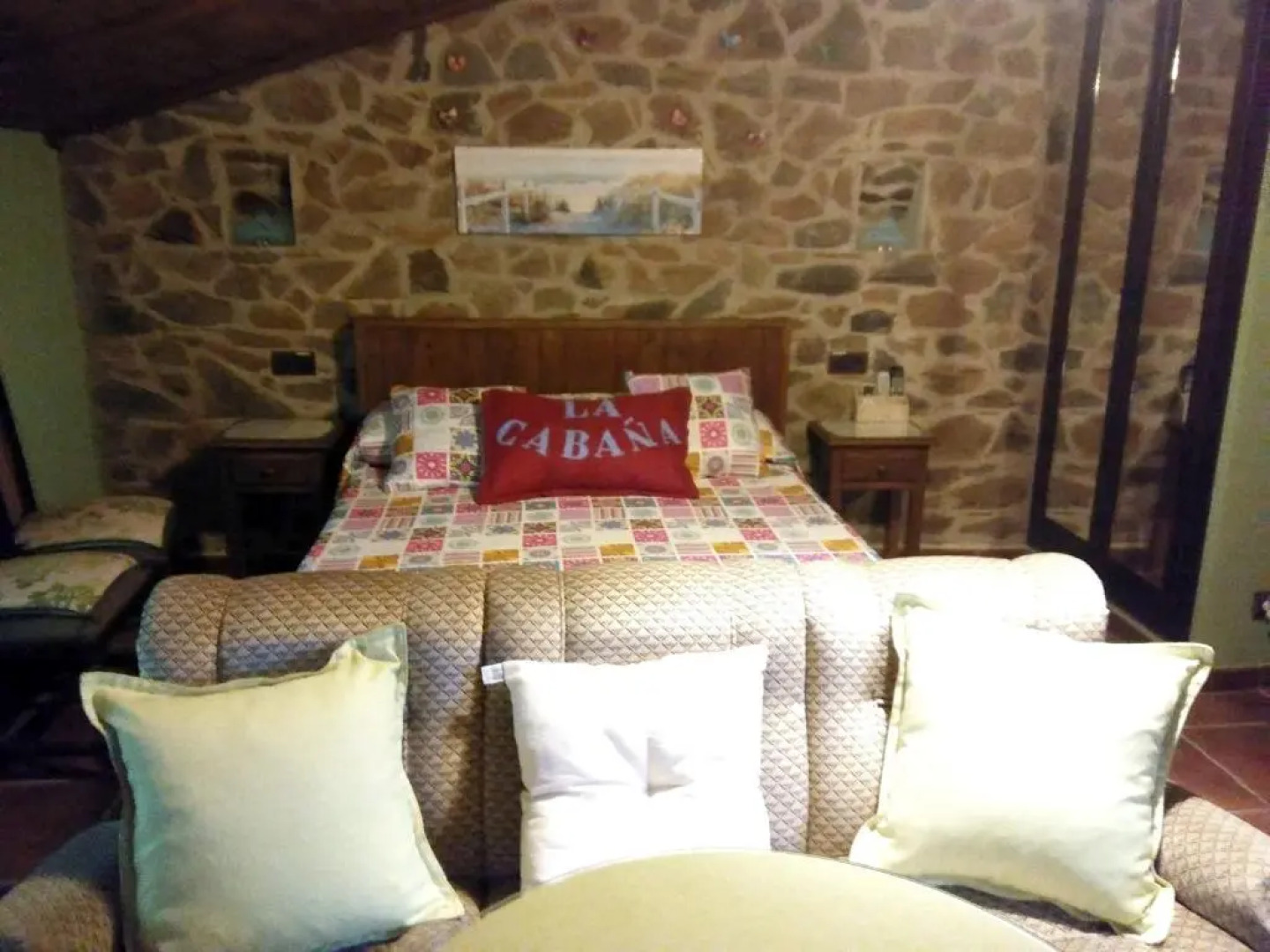 Studio with enclosed garden and wifi at Valencia de Alcantara