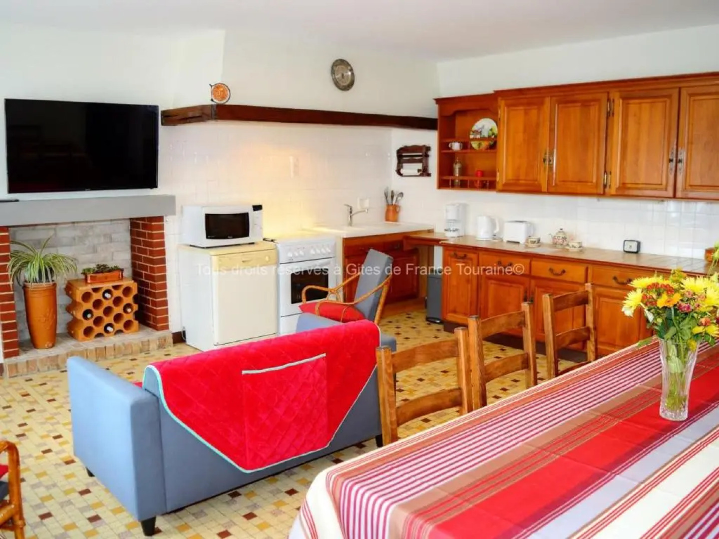 Gîte Vernou-sur-Brenne, 3 pièces, 4 personnes - FR-1-381-503