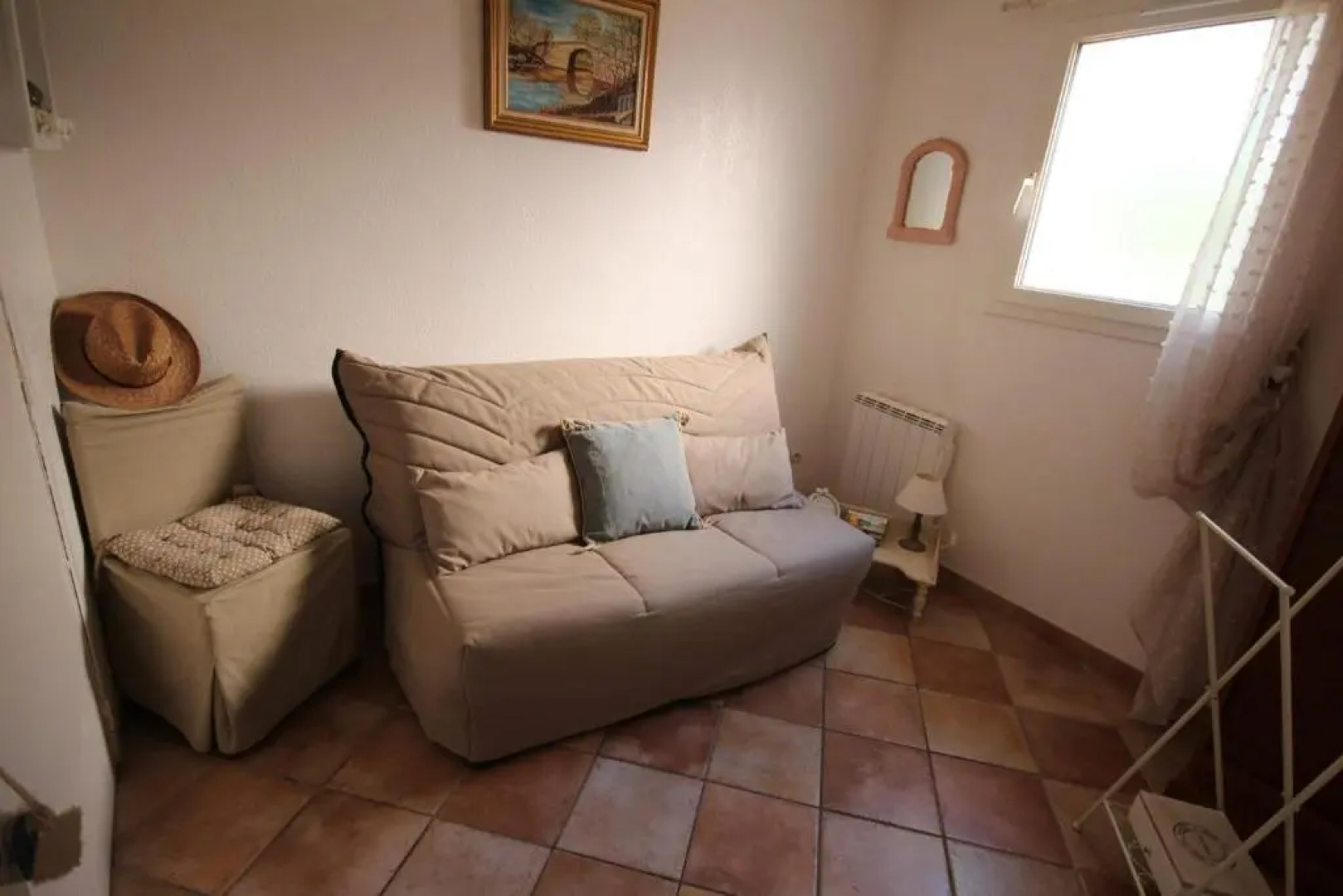 Bel Appartement climatisé de plain pied 80m de la mer grand séjour 2 chambres belle terrasse LXRM3