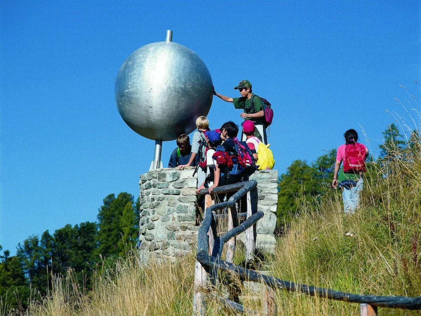 Saas Almagell - With Three and Four Thousand Metre Peaks in the Background
