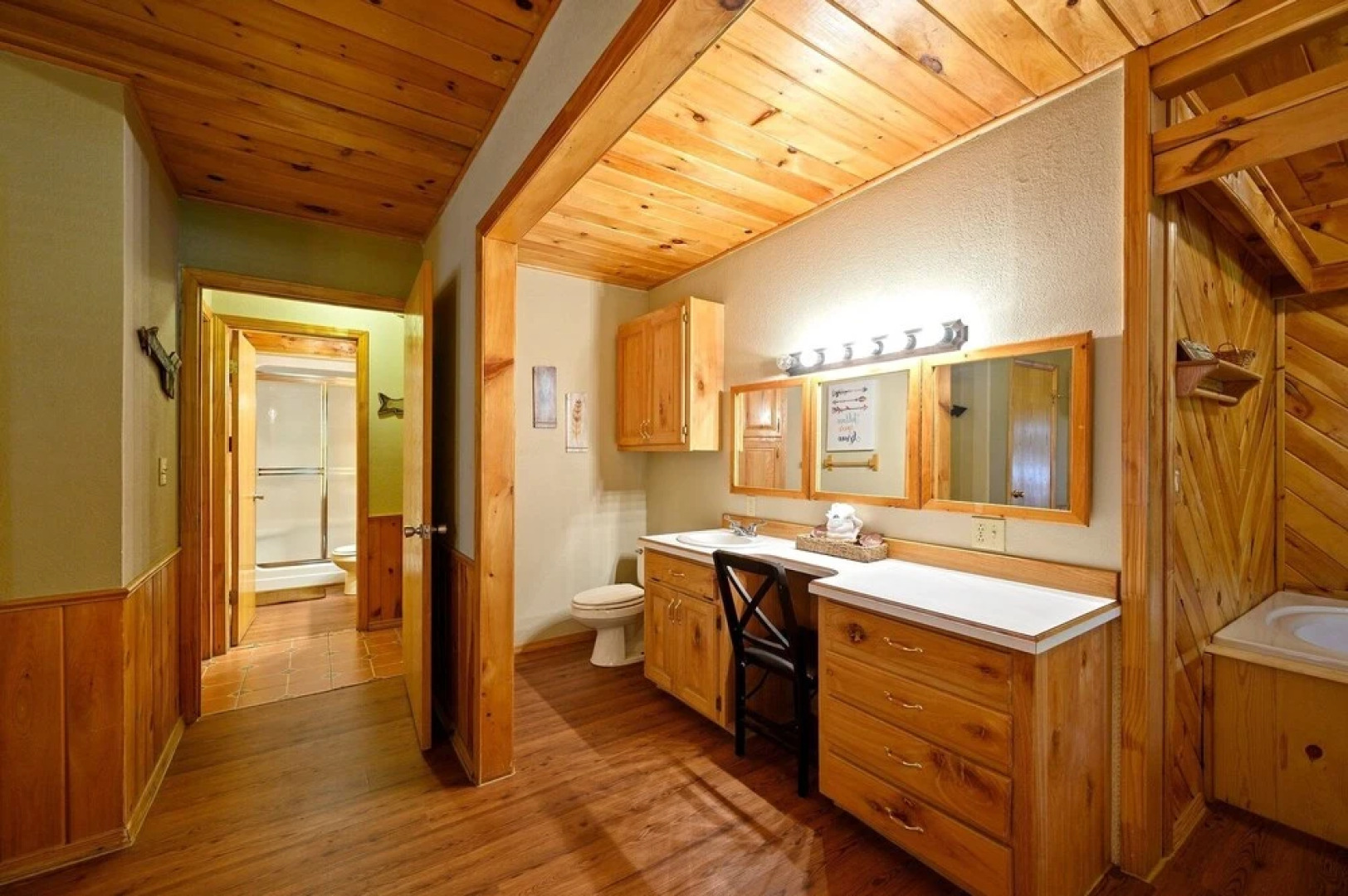 Cast Away Family Cabin with Hot Tub, Fireplace, and Kids Area by RedAwning