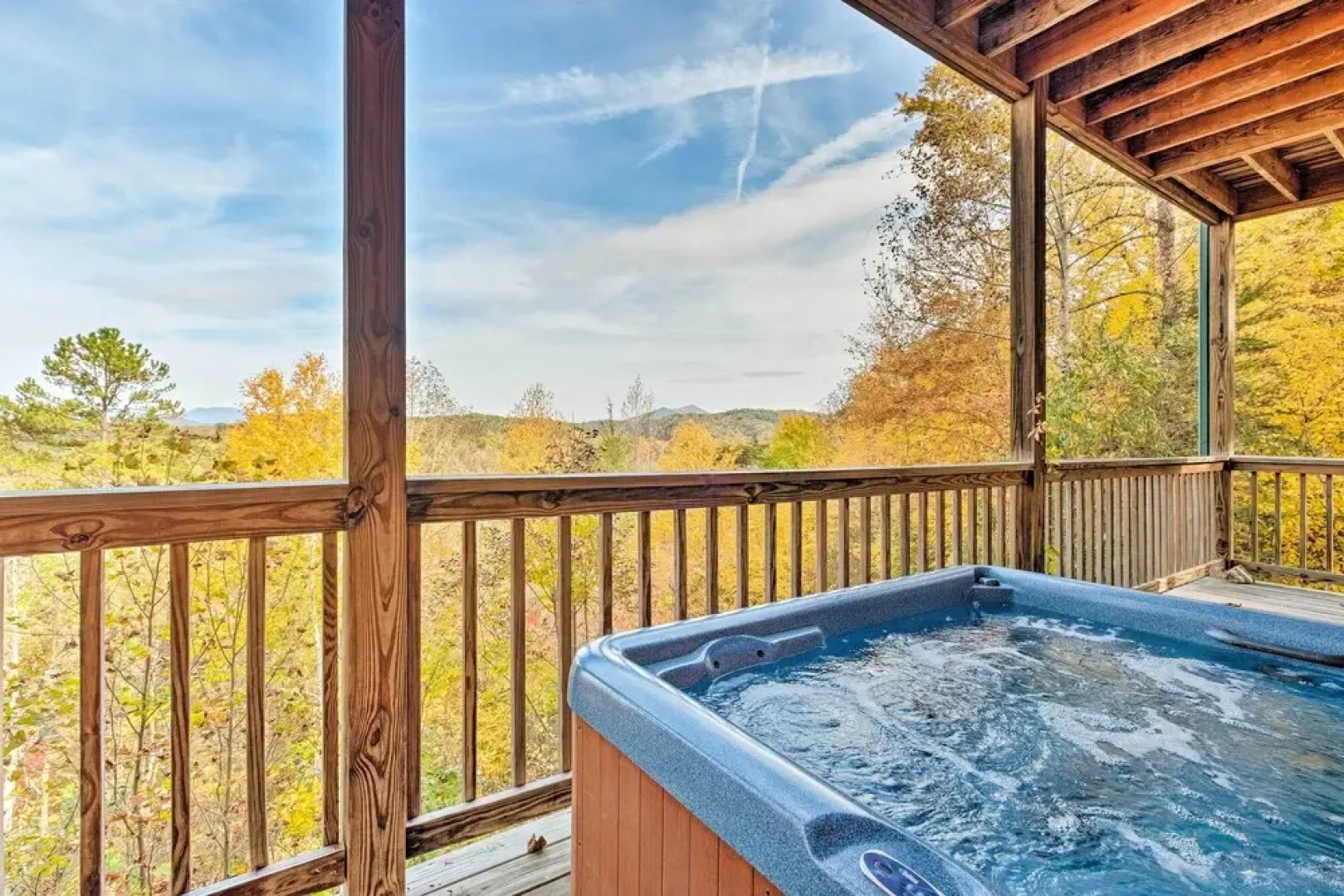 Pigeon Forge Cabin w/ Brand New Hot Tub & Views!