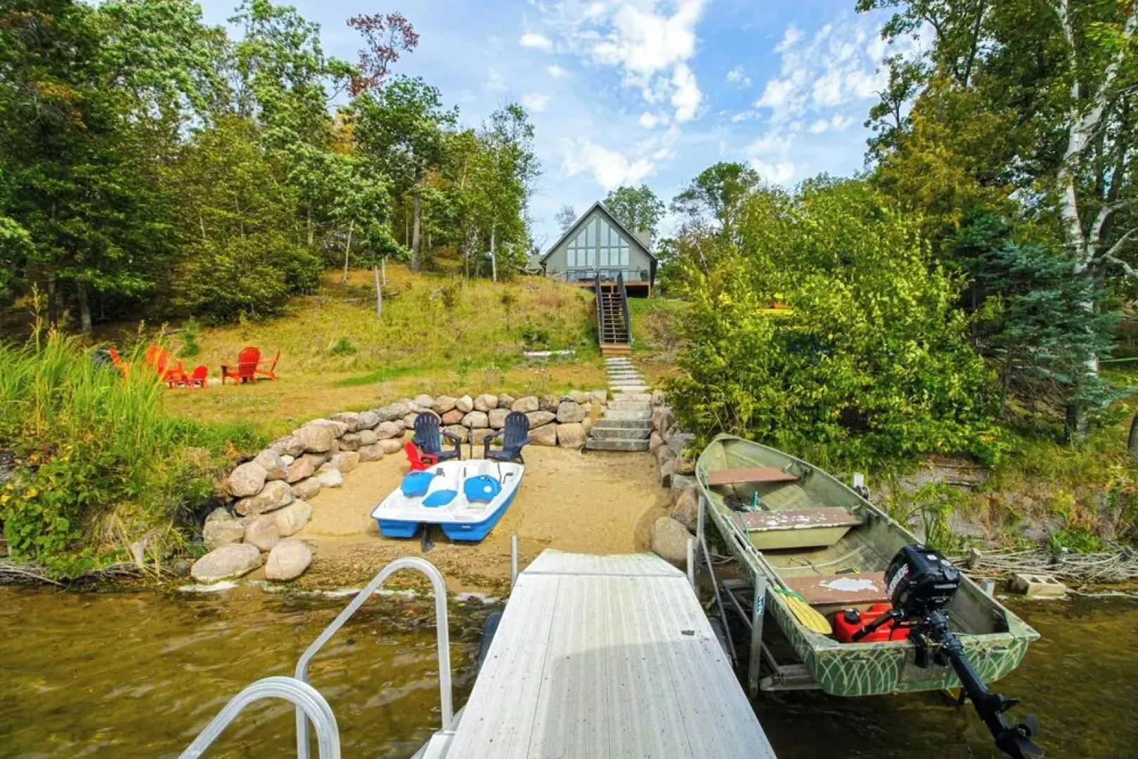 Pequot Lakes Retreat w/ Beach + Fire Pit!