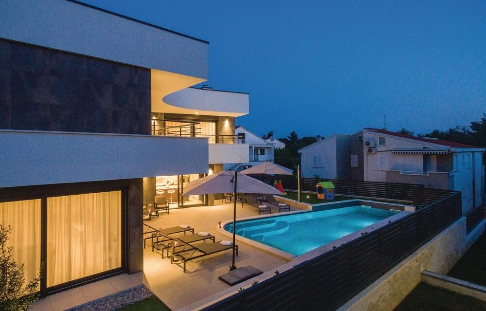 Beautiful Home in Biograd With 5 Bedrooms, Wifi and Outdoor Swimming Pool