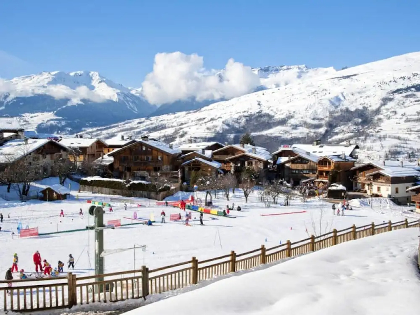 Studio in Montchavin, With Wonderful Mountain View, Furnished Garden a