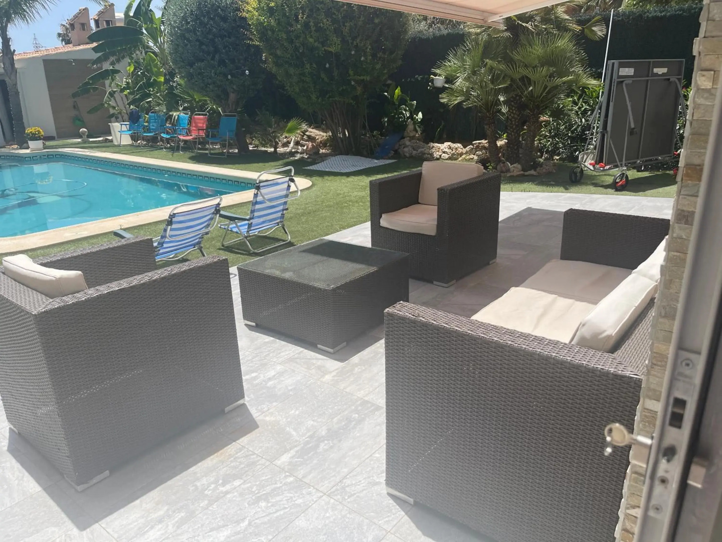 Habitación cama de matrimonio con baño privado