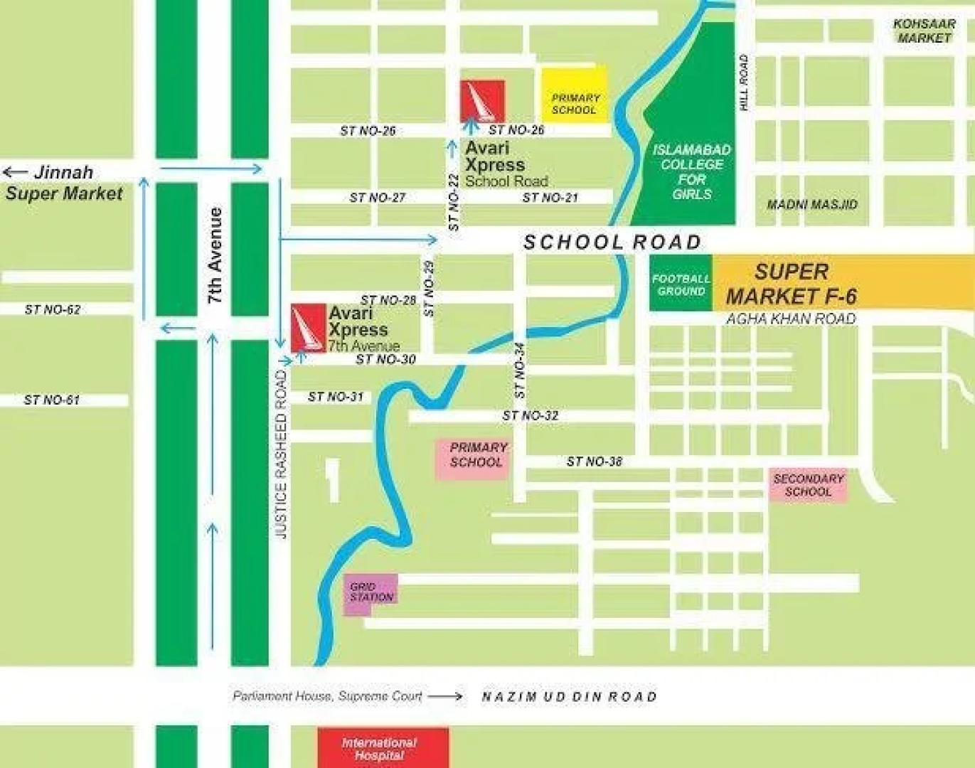 Avari Xpress - School Road