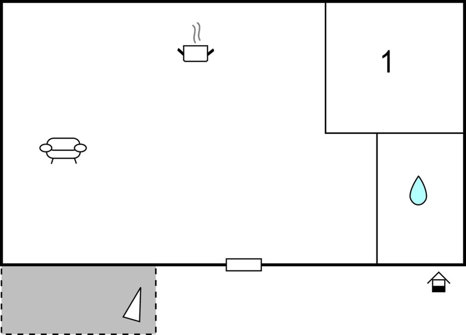 Stunning Apartment in Drage With Sauna, Wifi and 1 Bedrooms