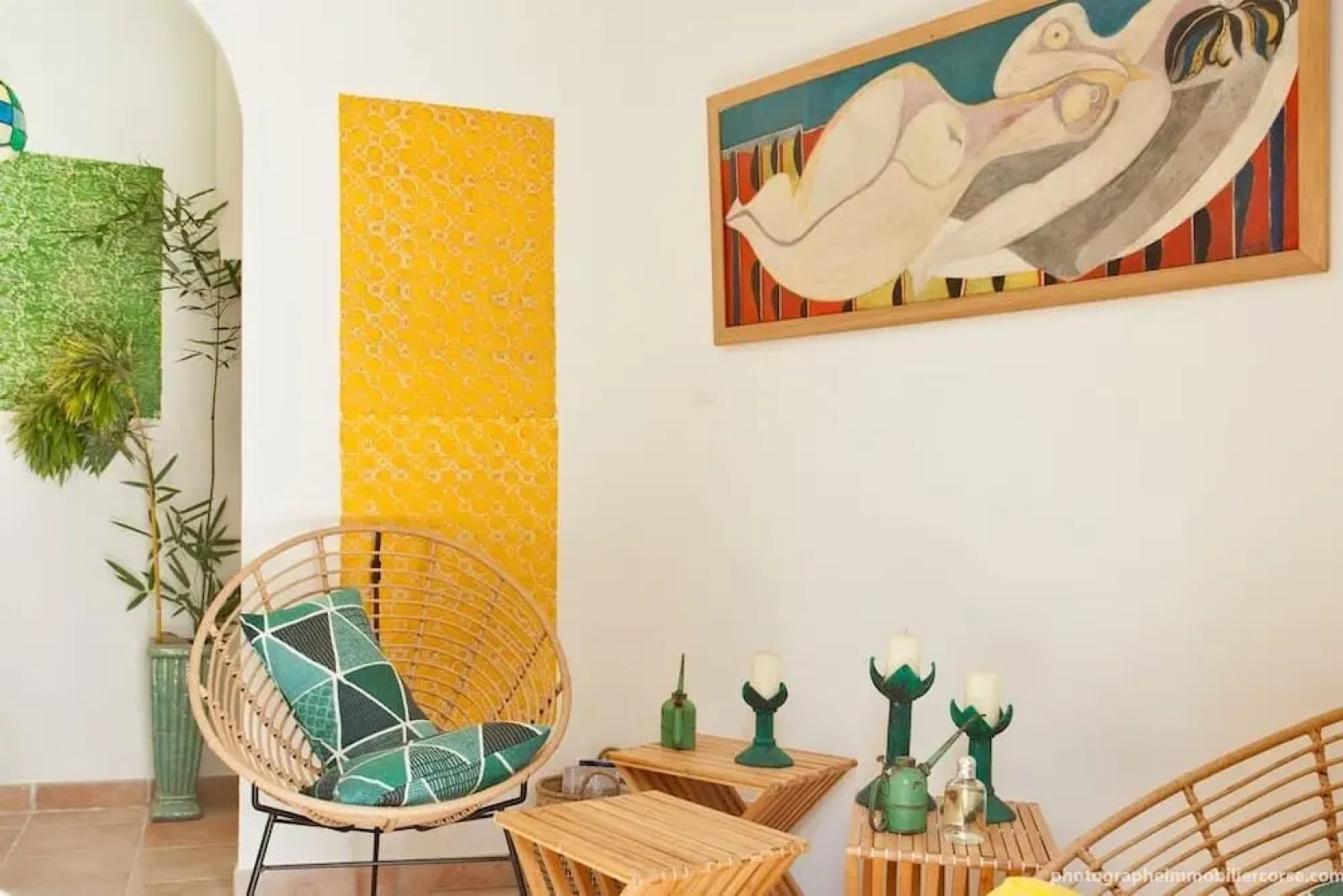 Cottage avec terrasse vue mer