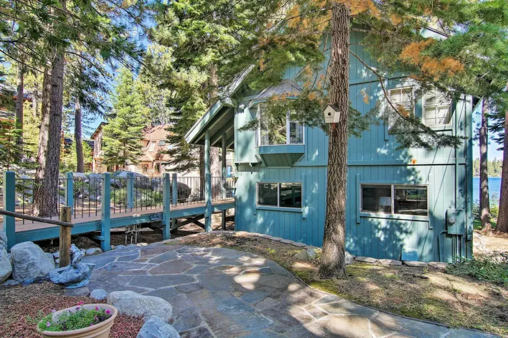 Dock Access & Hot Tub: Waterfront Meeks Bay Home