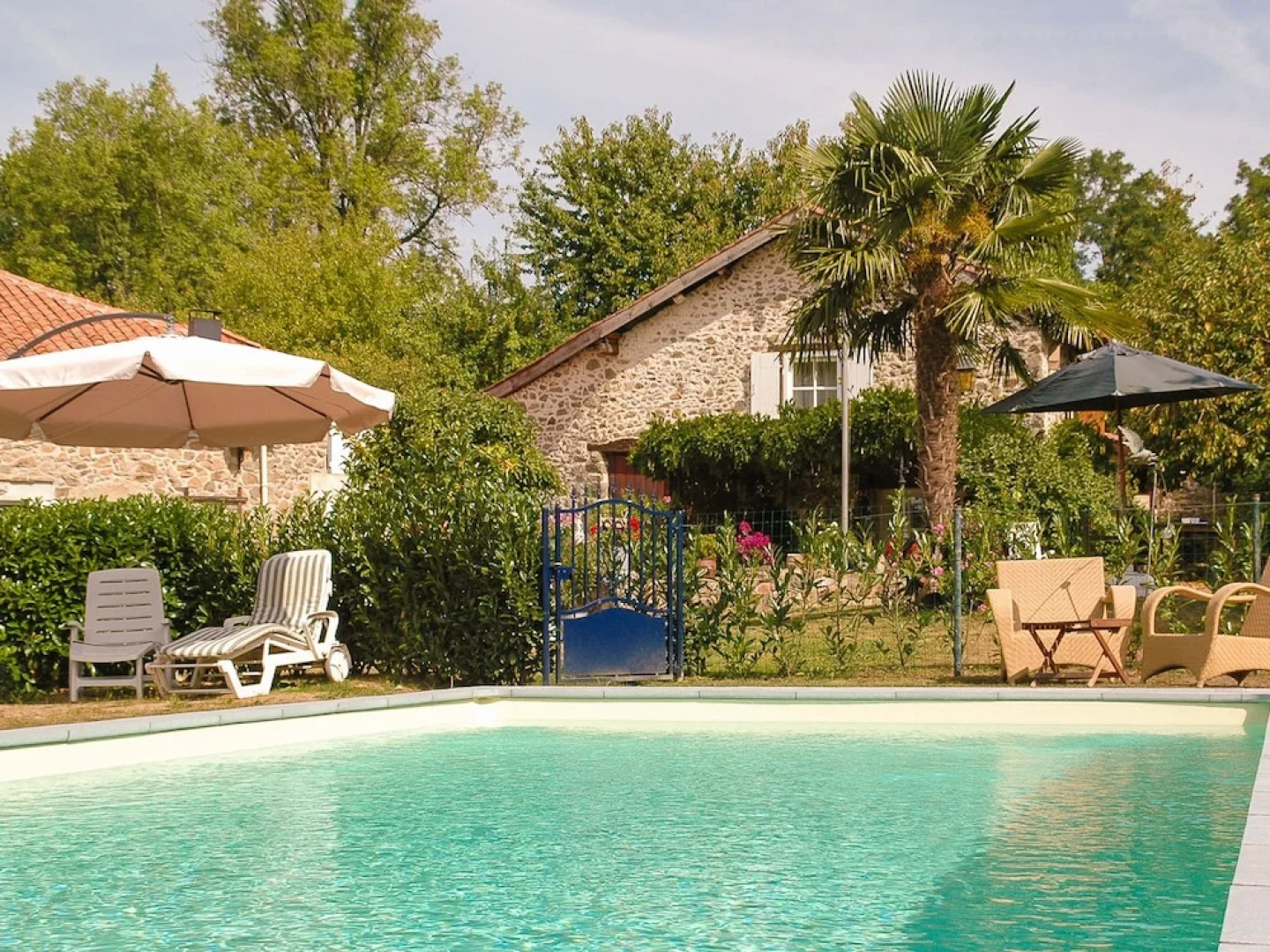 Detached, Romantic Cottage With Communal Swimming Pool, Terraces and Large Garden
