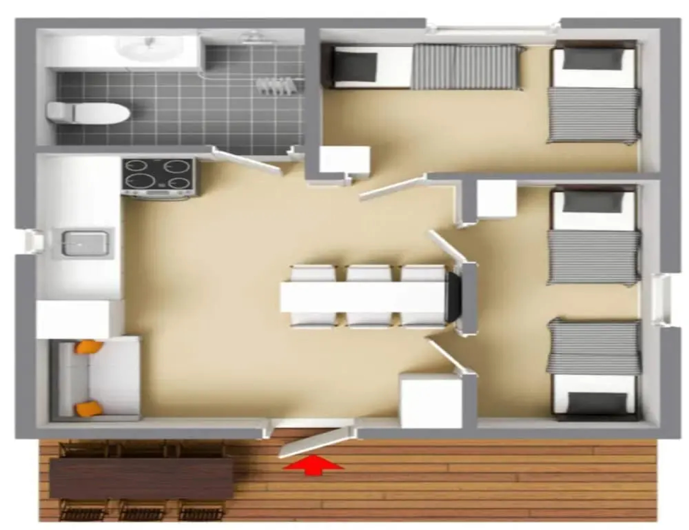 6 Person Holiday Park Home in Holbaek