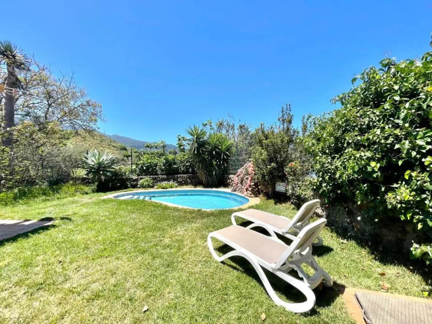 Rural house with Wifi, private pool, view of the Atlantic and Mount Teide