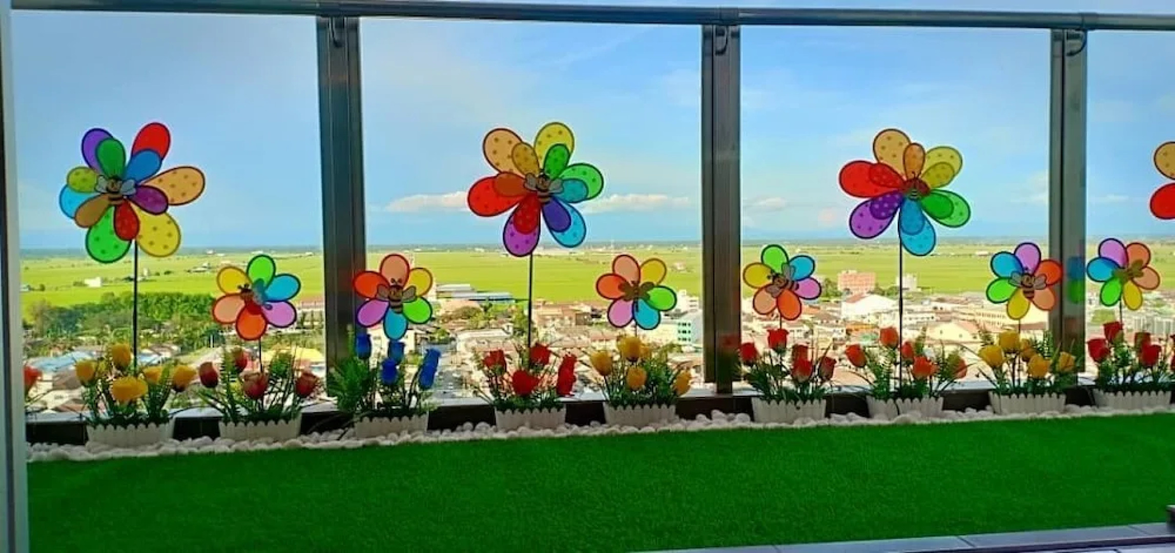 Windmill Cartoon at Sunrise Homestay