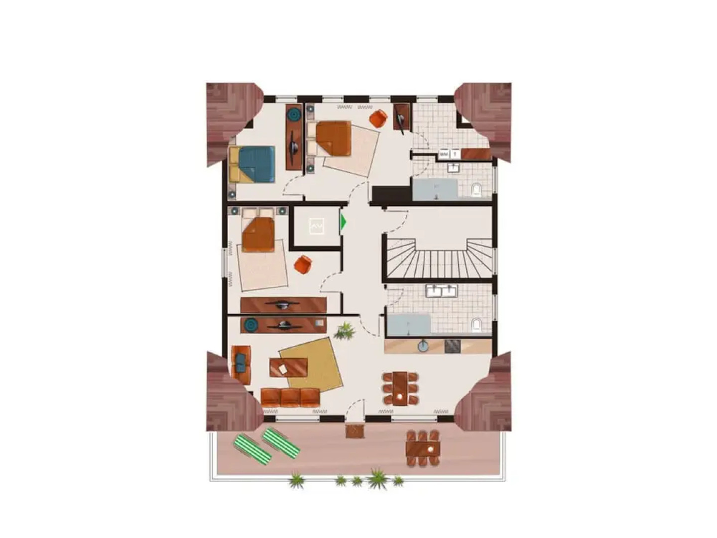 Penthuus Modern Retreat