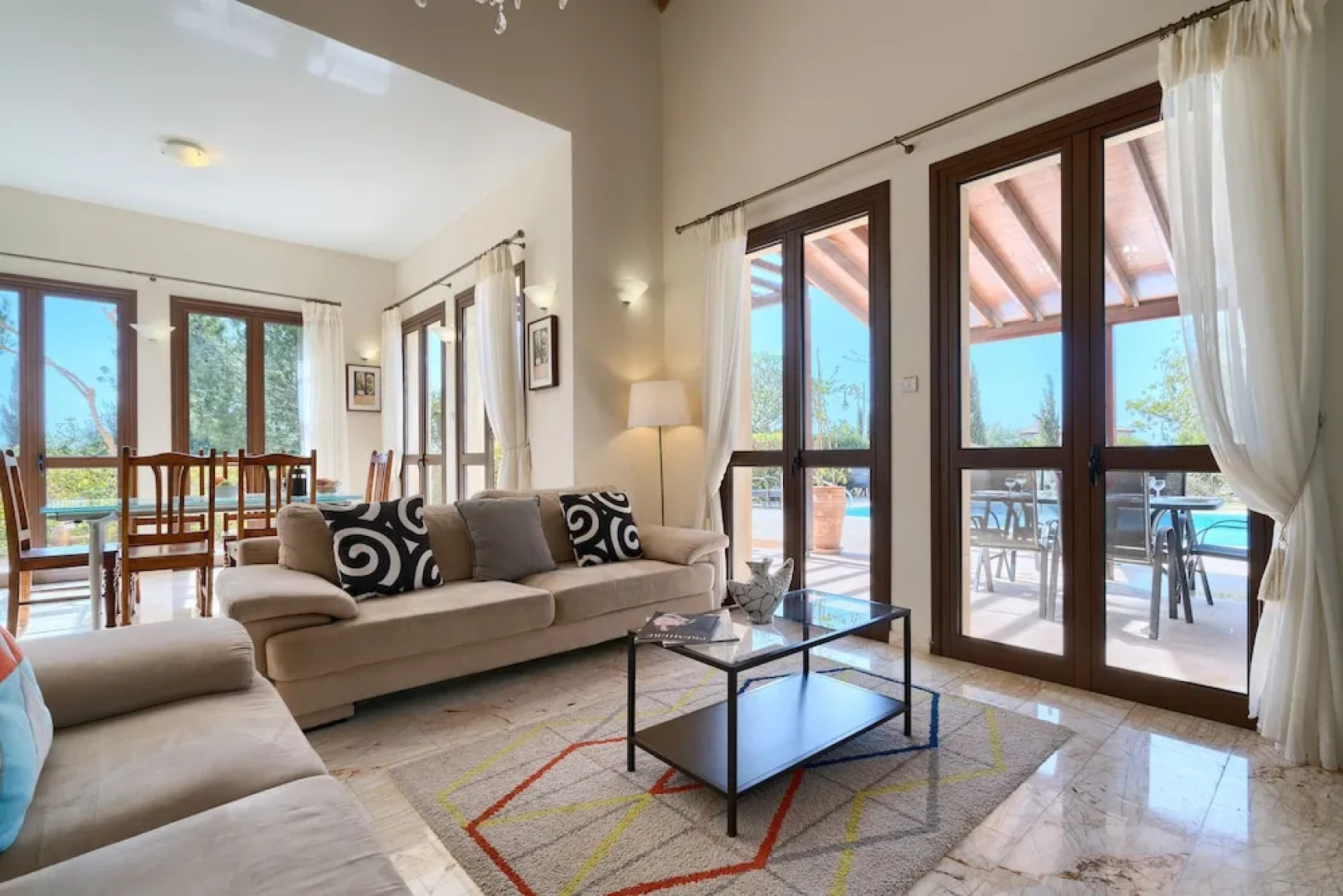 3 bedroom villa Dionysos 373 with private pool and pretty garden, Peaceful location within Aphrodite Hills Resort