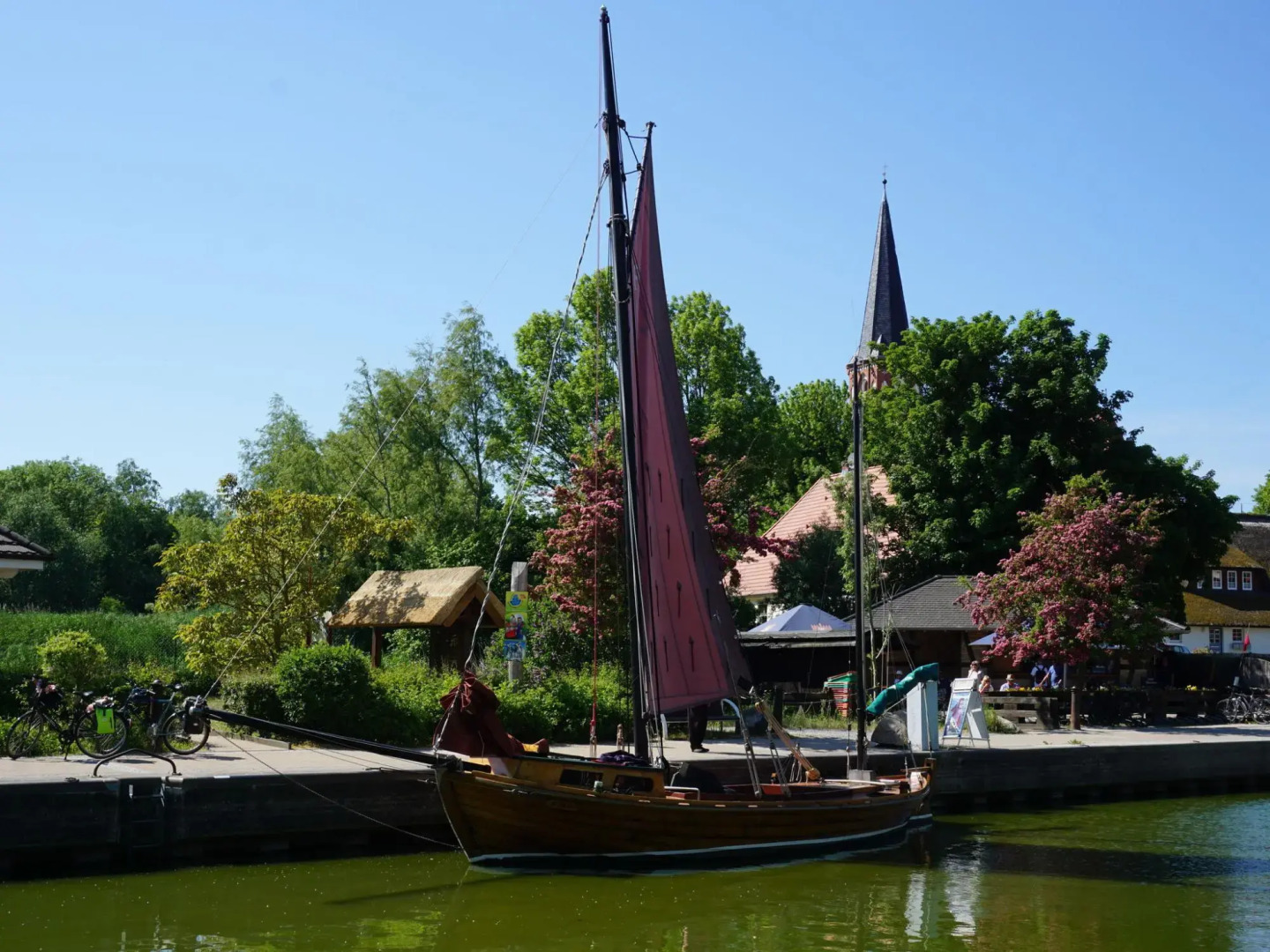 Wohnung mit Garten in Wieck a. Darss