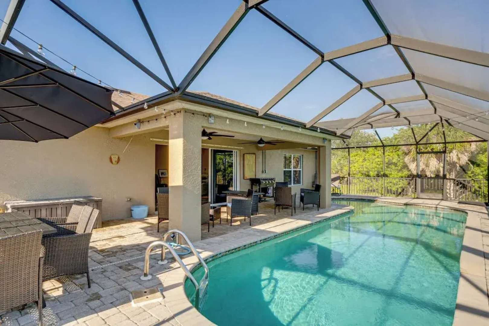 Port Charlotte Oasis w/ Boat Dock: Relax Poolside!