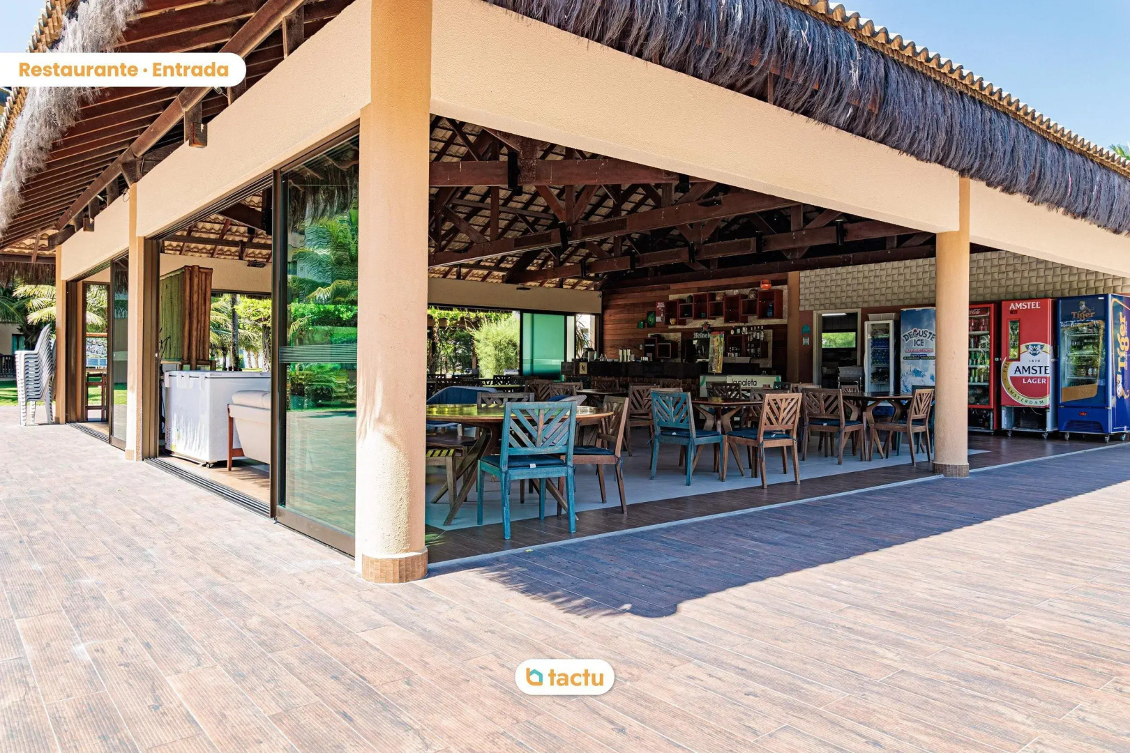 Estúdio de 39 m2 com rede na varanda no VG Sun Cumbuco por Tactu