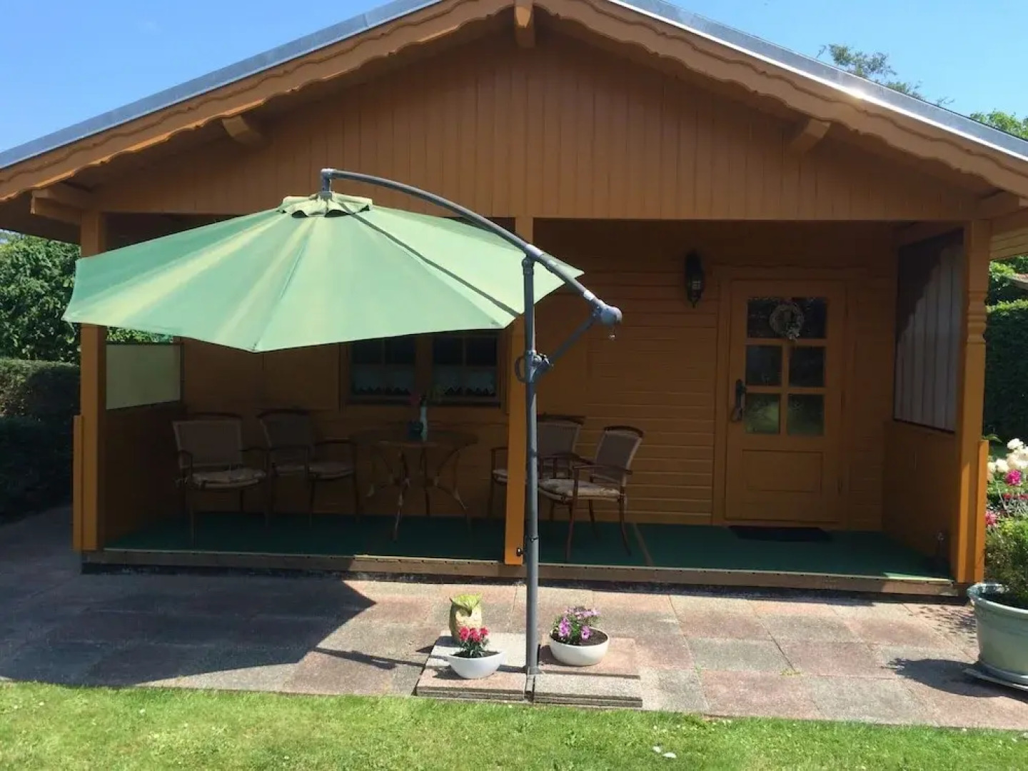 Log Cabin Near Baltic Sea Lighthouse