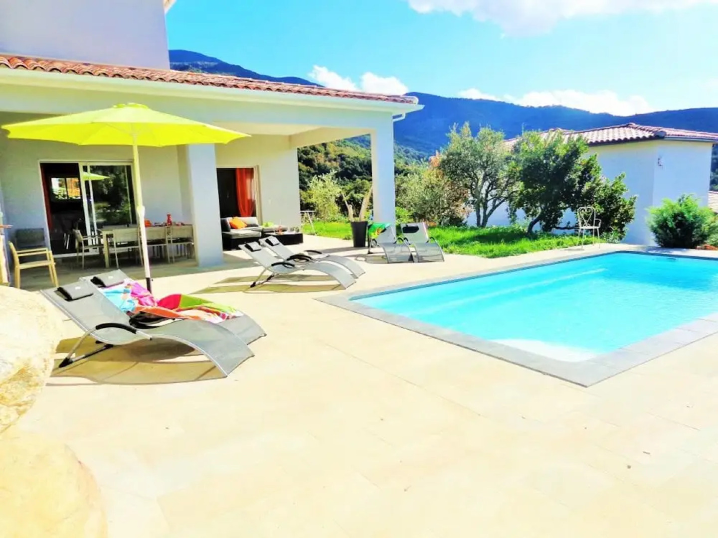 Villa With 4 Bedrooms in Farinole, With Wonderful Mountain View, Private Pool, Furnished Garden - 900 m From the Beach