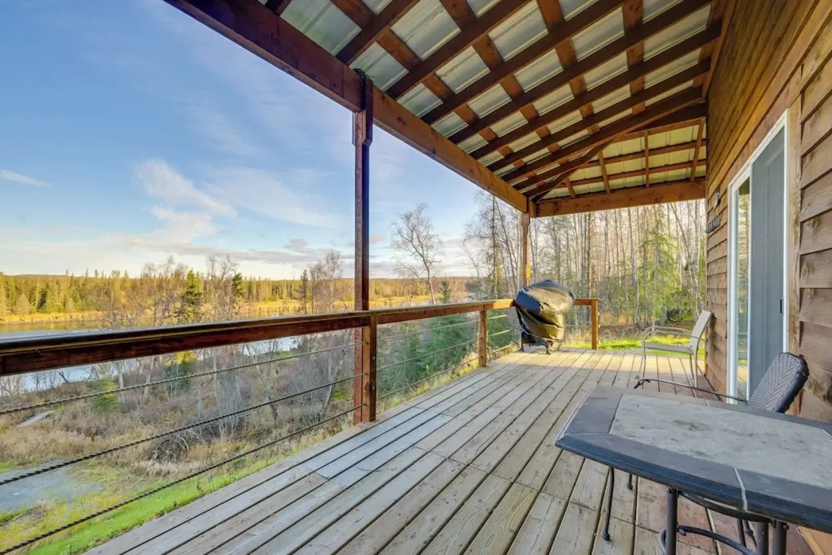 River Views & Fire Pit: Cozy Soldotna Apartment!