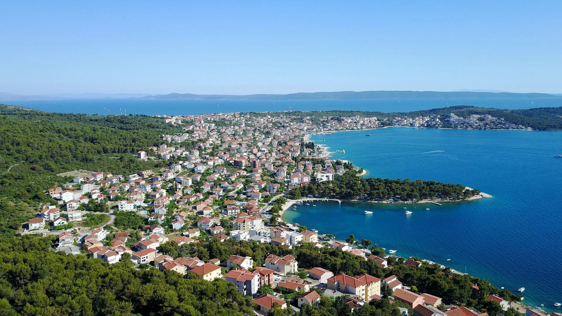 Apartment Marijan - beautiful view: A1 Trogir, Riviera Trogir