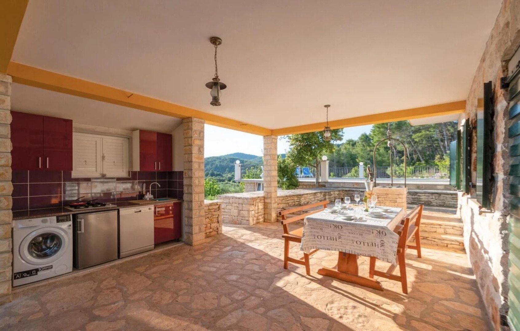 Awesome Home in Cara With Outdoor Swimming Pool, Wifi and 3 Bedrooms