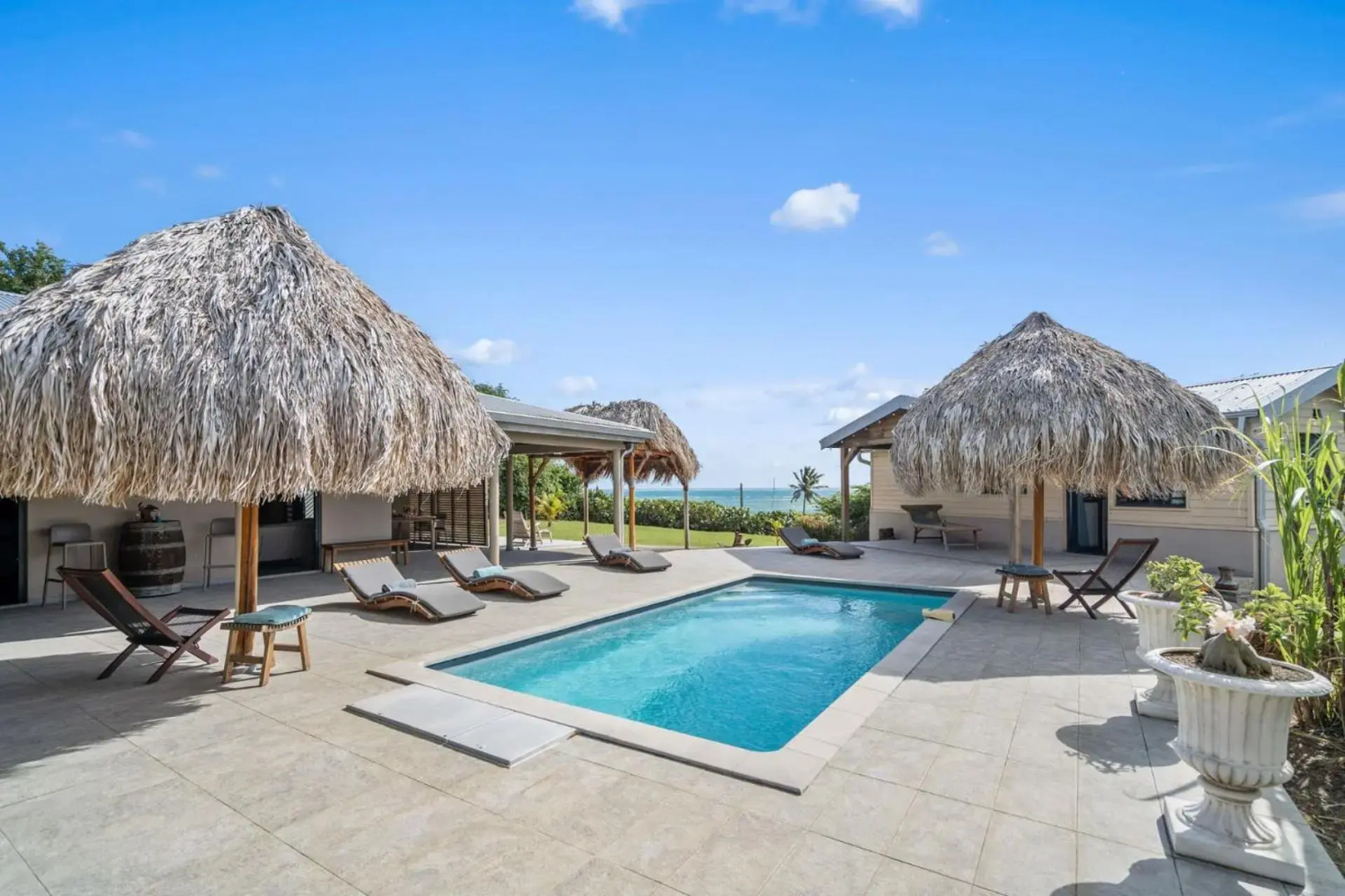 Villa Latitude 14.54 : 4 ch, piscine, vue mer, spot de kitesurf