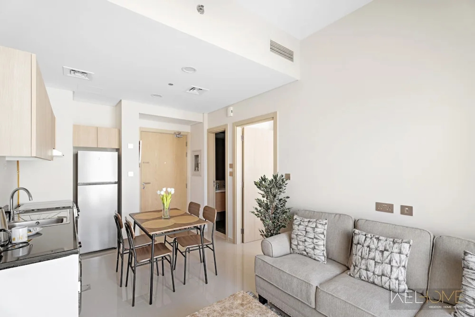 WelHome - Breathtaking View 1BR Apt in Damac Hills 2