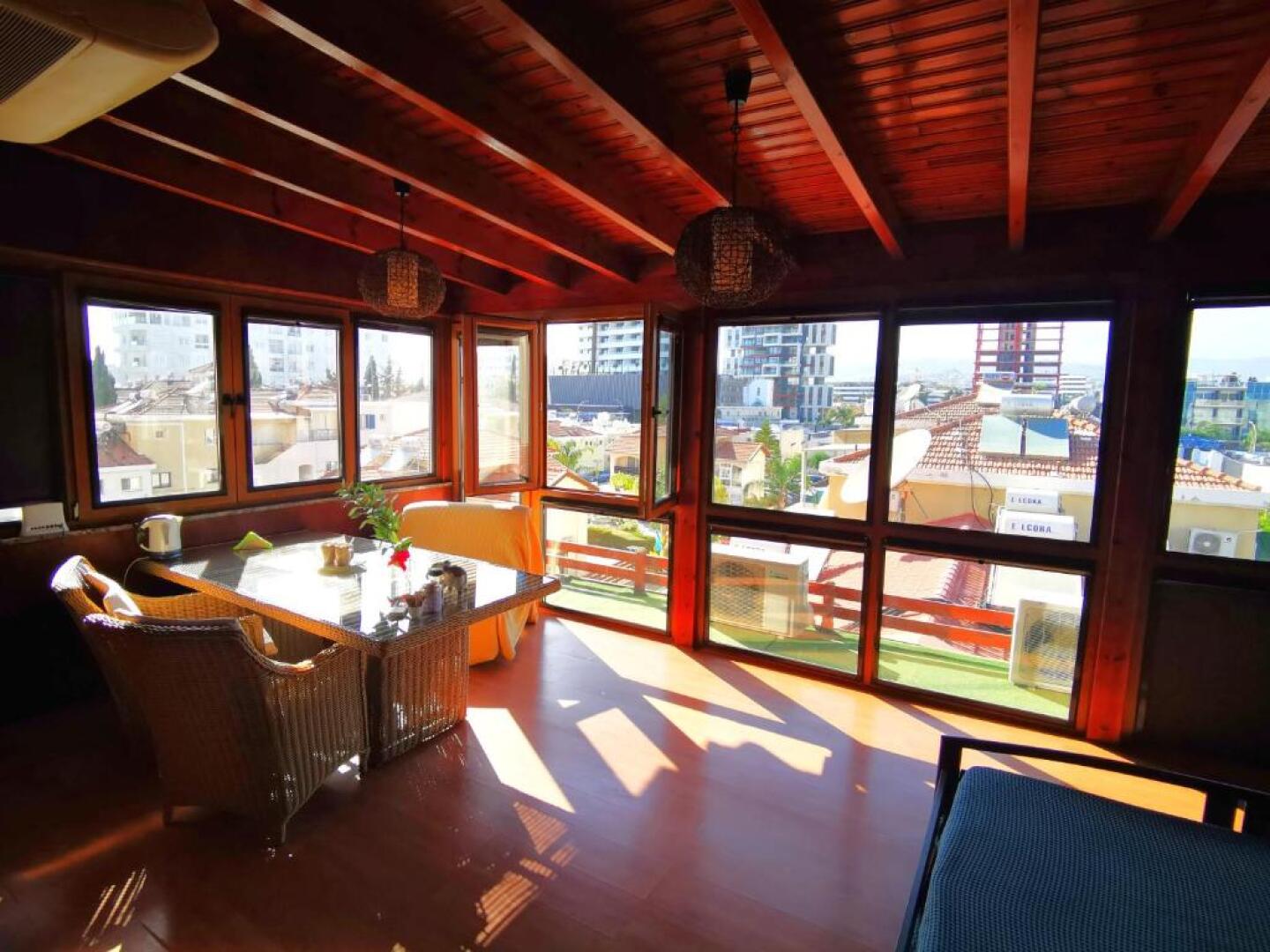 Galatex Beachfront 1st line sea view suites - best location peaceful green place