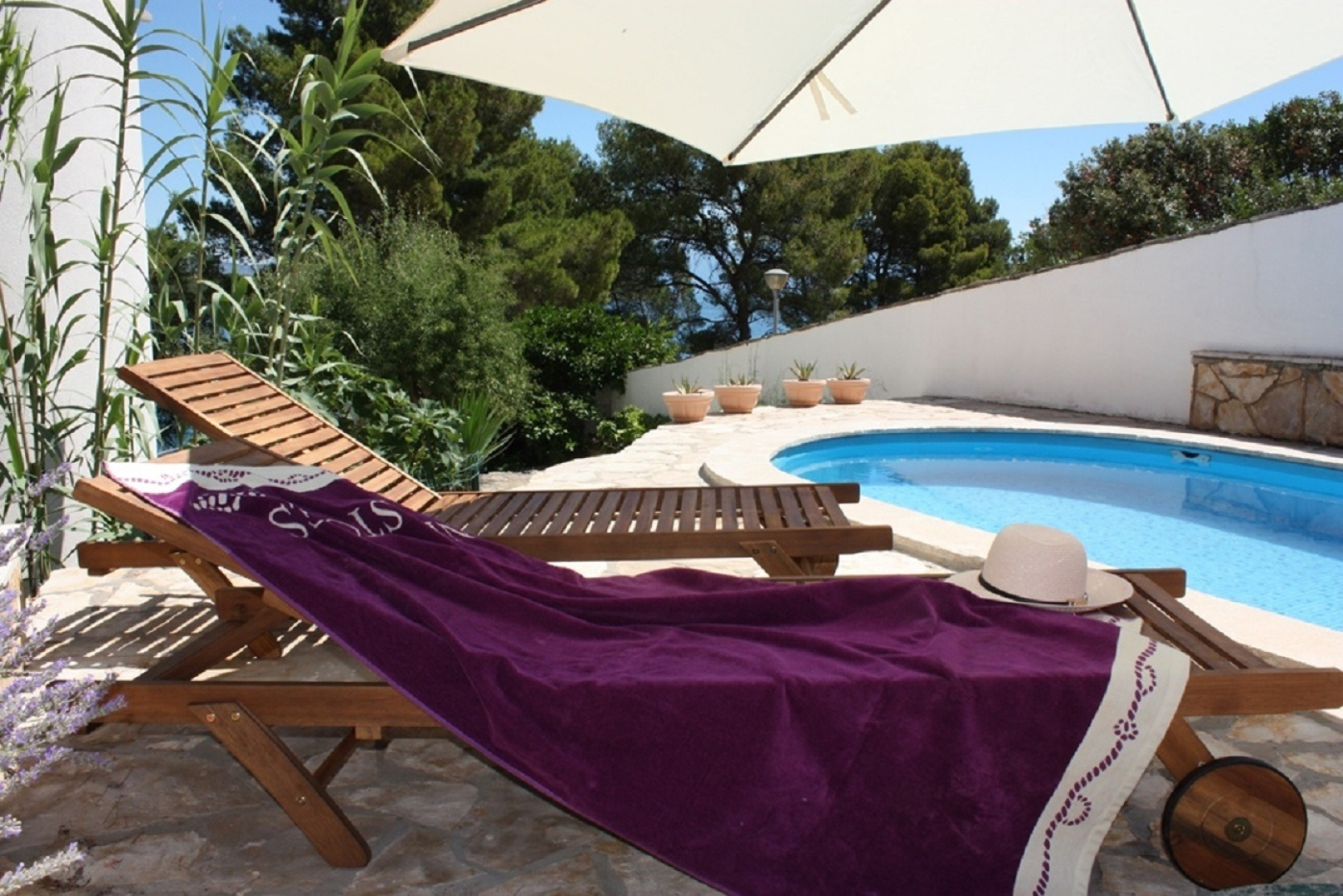 Studio apartment Niko - with pool : A5 Jelsa, Island Hvar