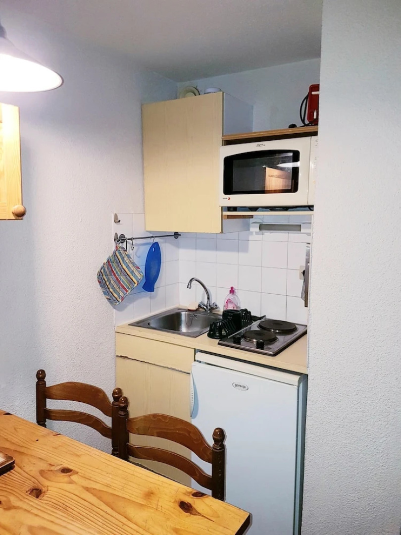 Studio in Vallandry, With Wonderful Mountain View and Balcony - 100 m