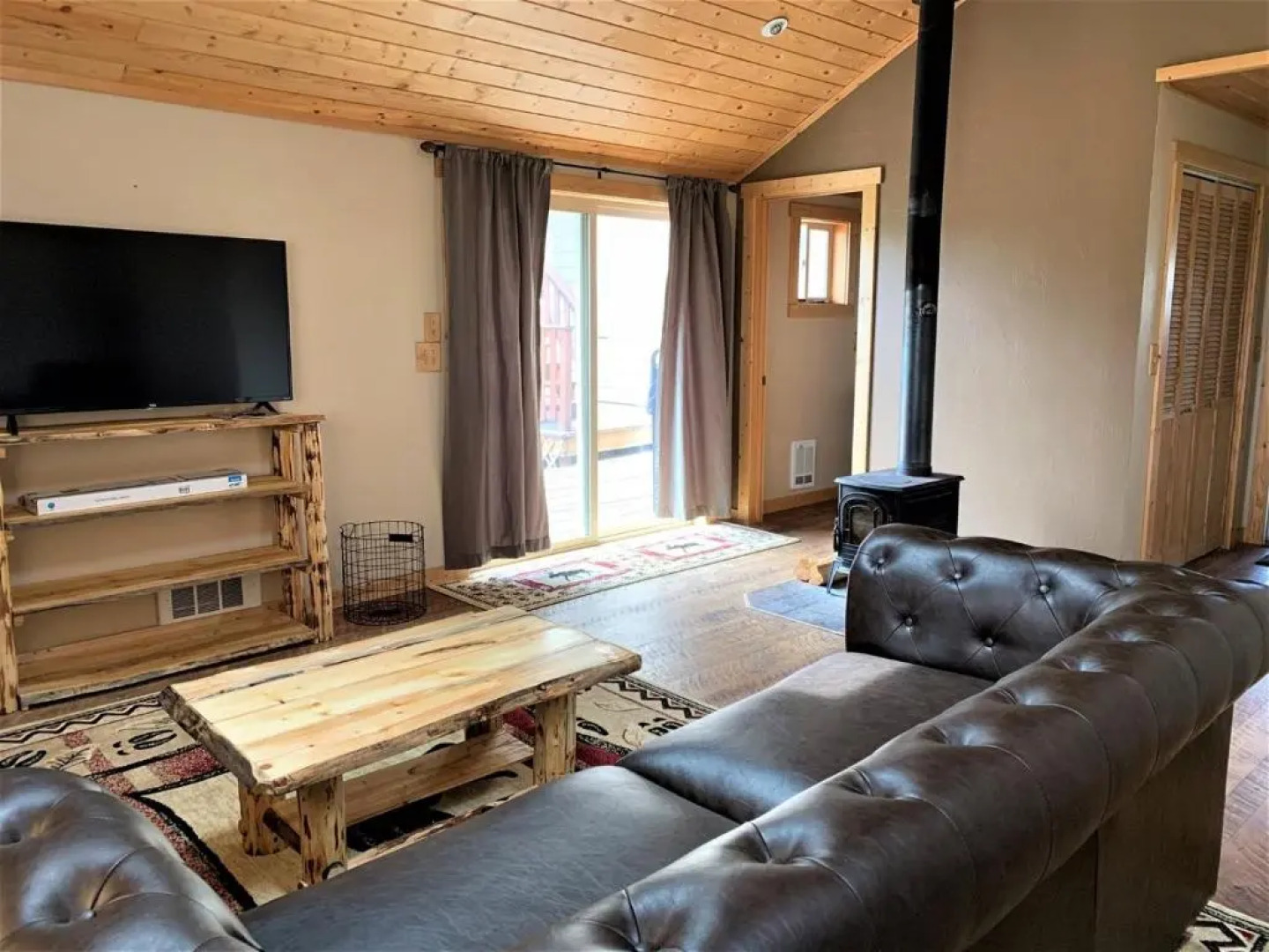 Dog Friendly Sans Souci Cabin with Hot Tub by AAA Red Lodge Rentals