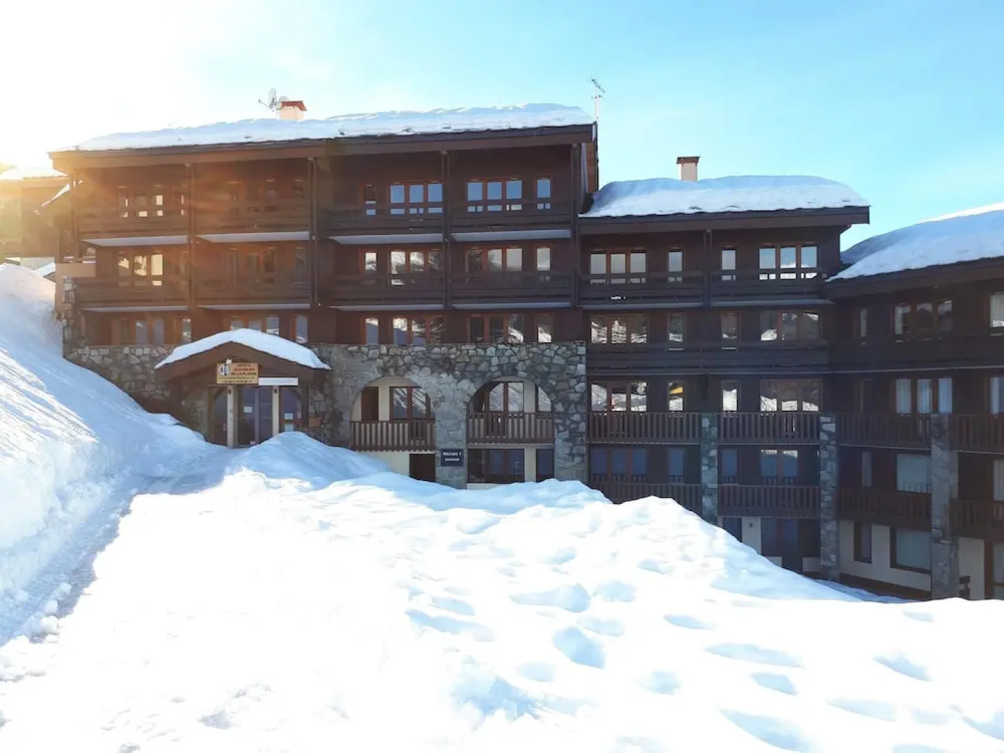 Residence LES Coches 4 Rooms in a Family Resort at the Bottom of the Slopes Bac423