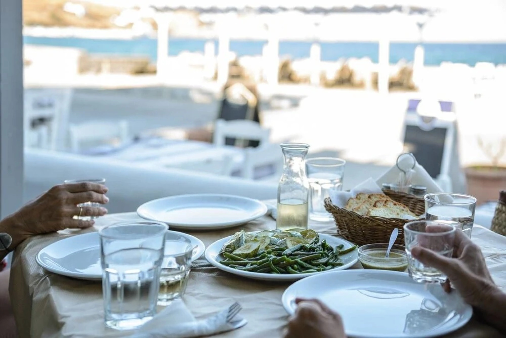 Bright Blue Studio near Stone Tower 1690 • Andros