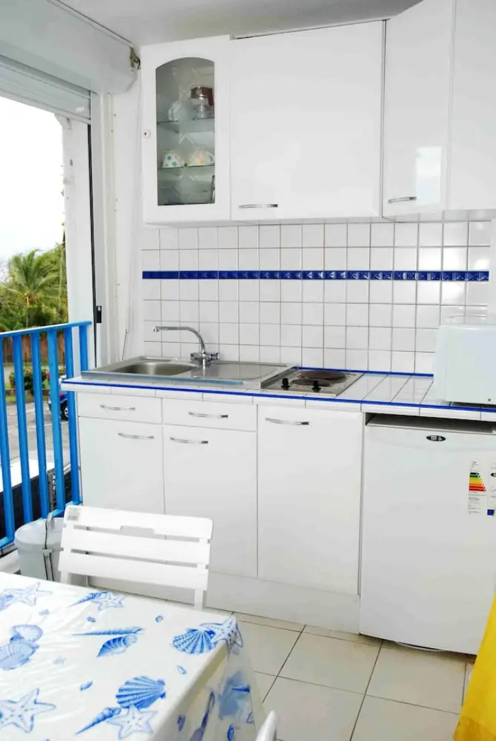 Studio in Le Diamant, With Wonderful sea View, Enclosed Garden and Wifi - 500 m From the Beach