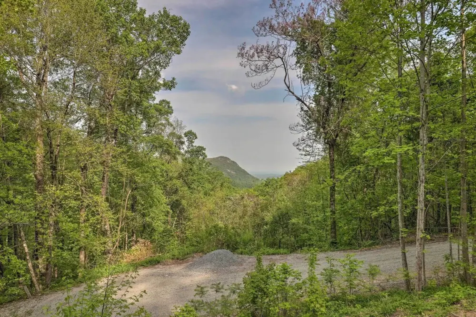 Deck & Views: Hendersonville Cabin, Roads Are Open