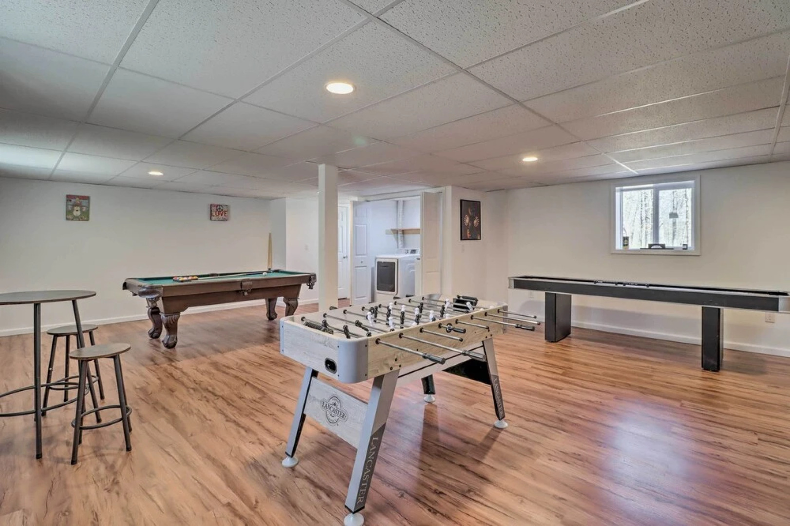 Sleek Albrightsville Home w/ Deck, Game Room