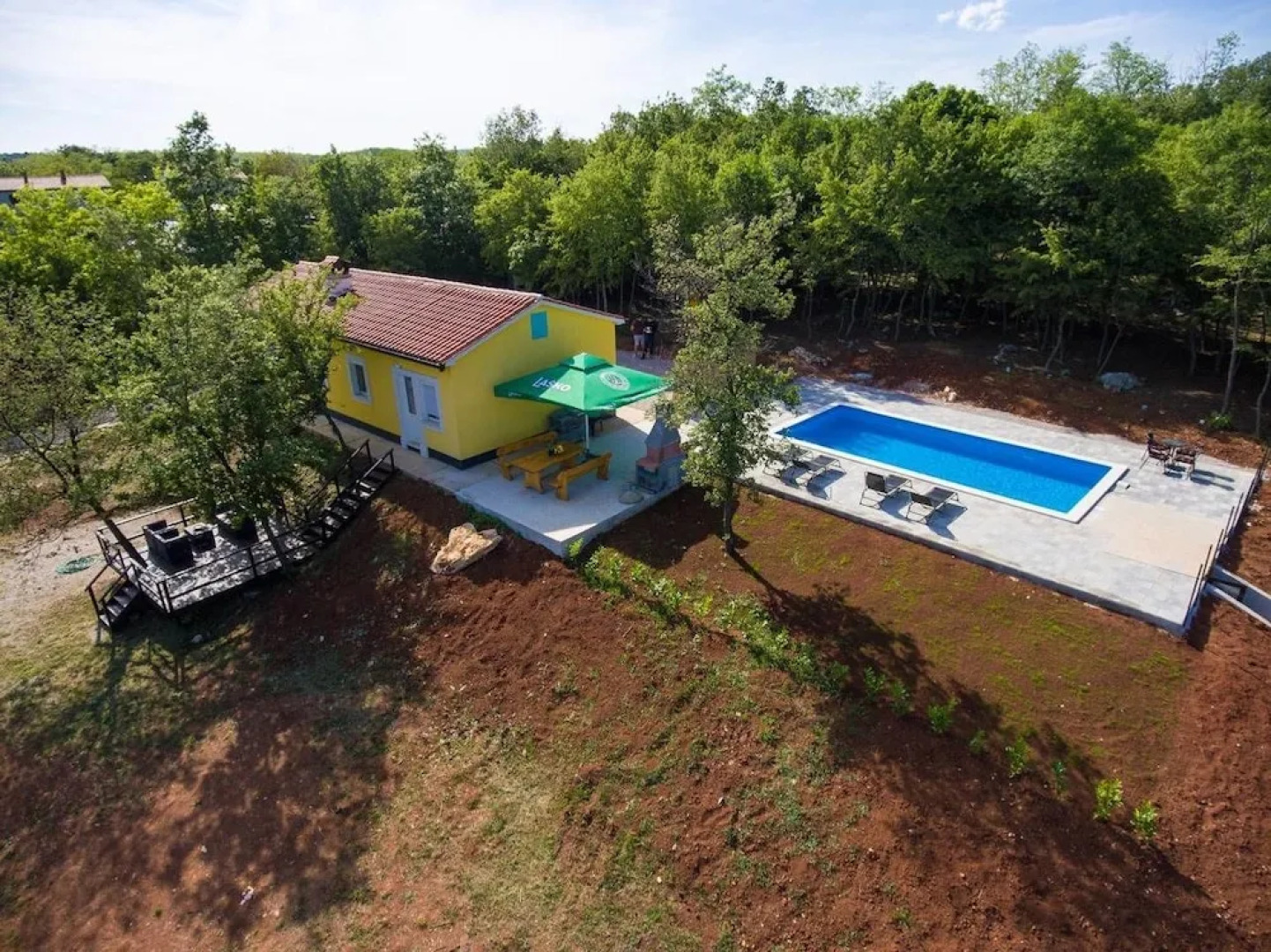 Private Villa in Zupanici Near Rabac