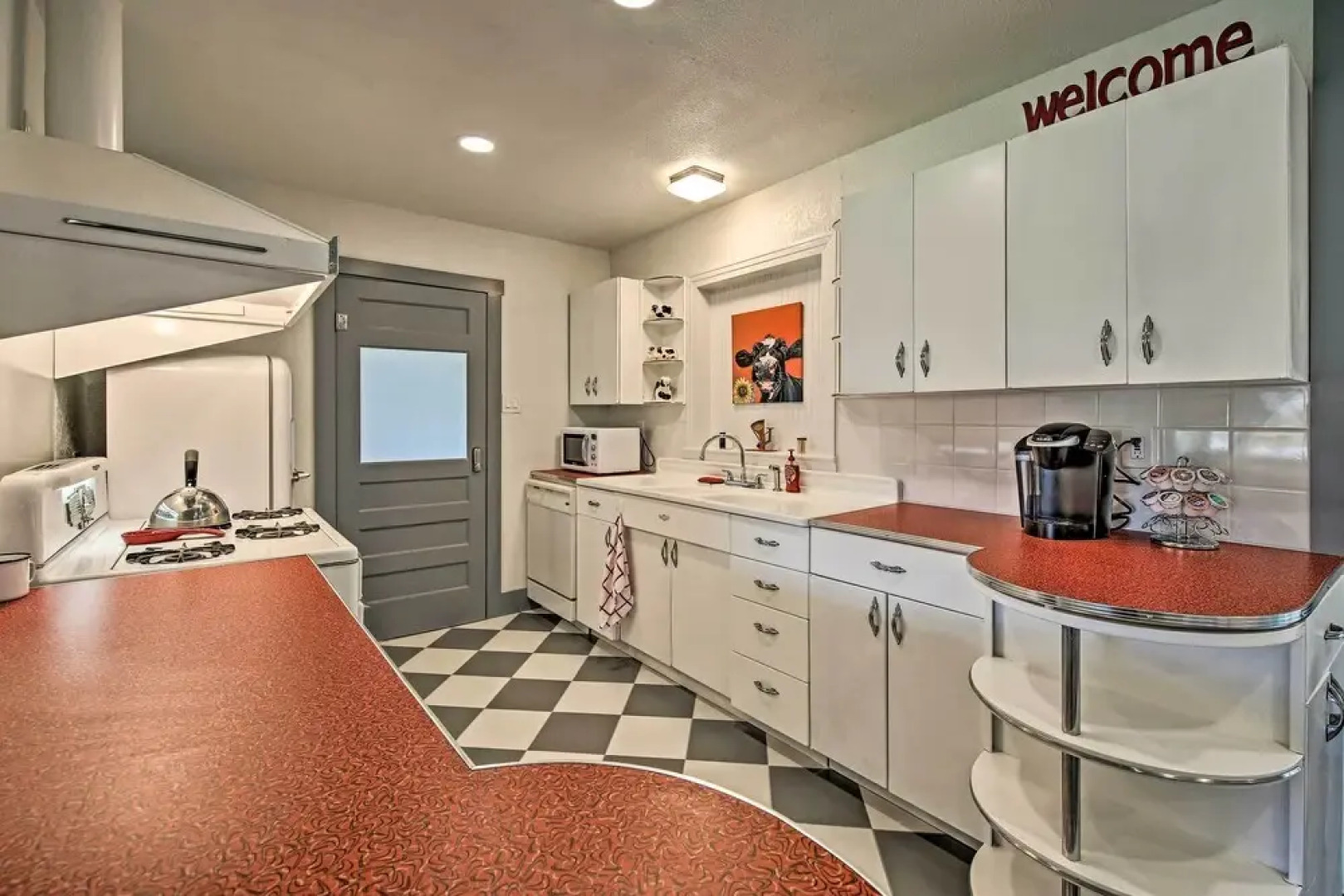 Remodeled Retro Home w/ Deck, Walk to Main Street!