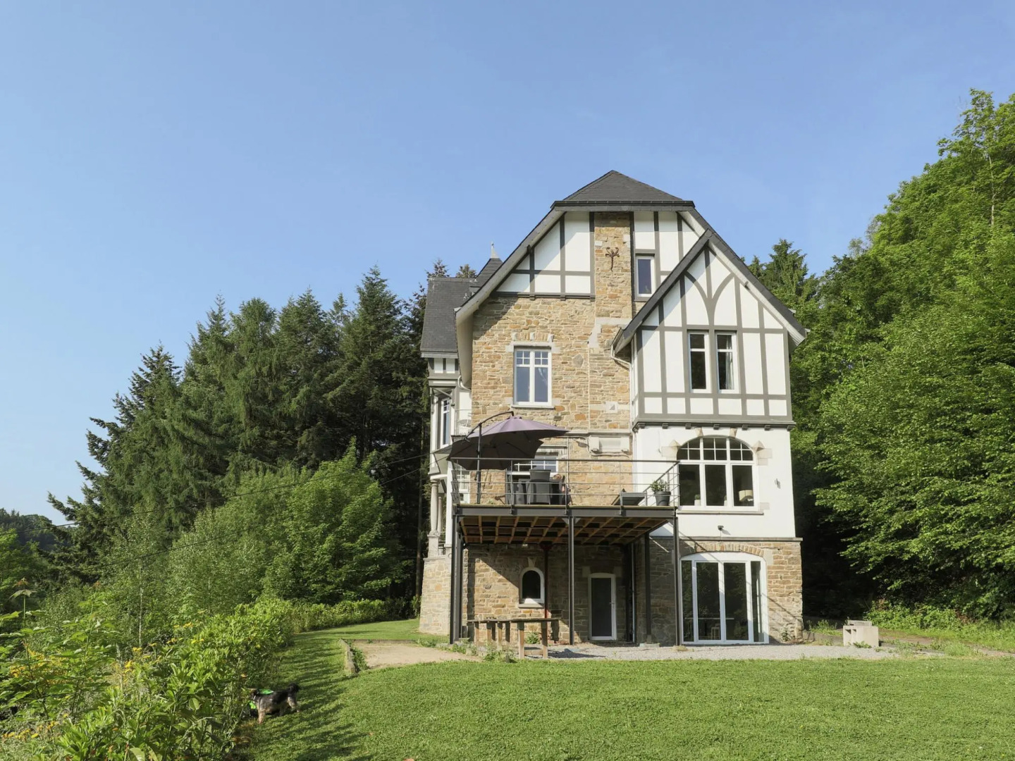 Countryside Villa in Trois Ponts Liege with garden
