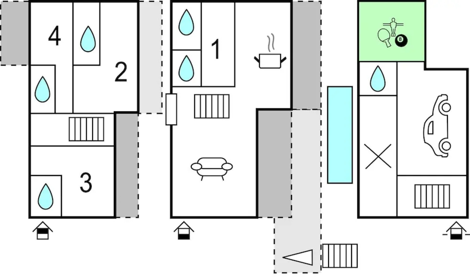 Beautiful Home in Kucine With 4 Bedrooms, Wifi and Outdoor Swimming Pool