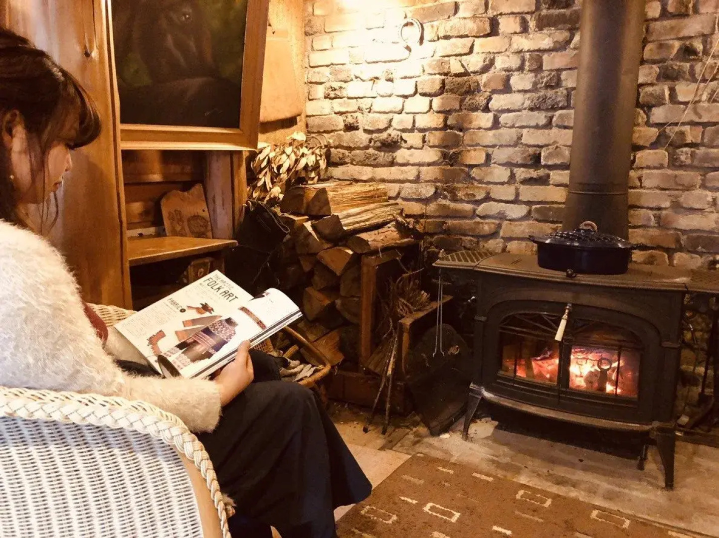 Log Home Pension Wood Inn