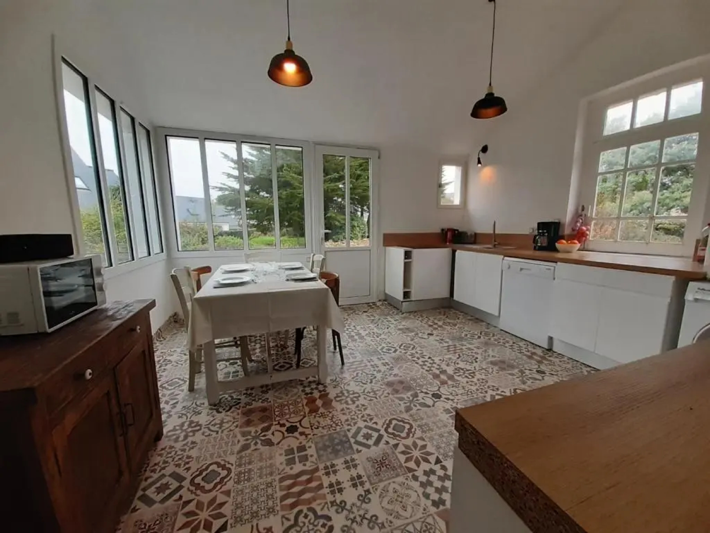 Maison village Kermorvan, 300m plage, 5-6 pers.