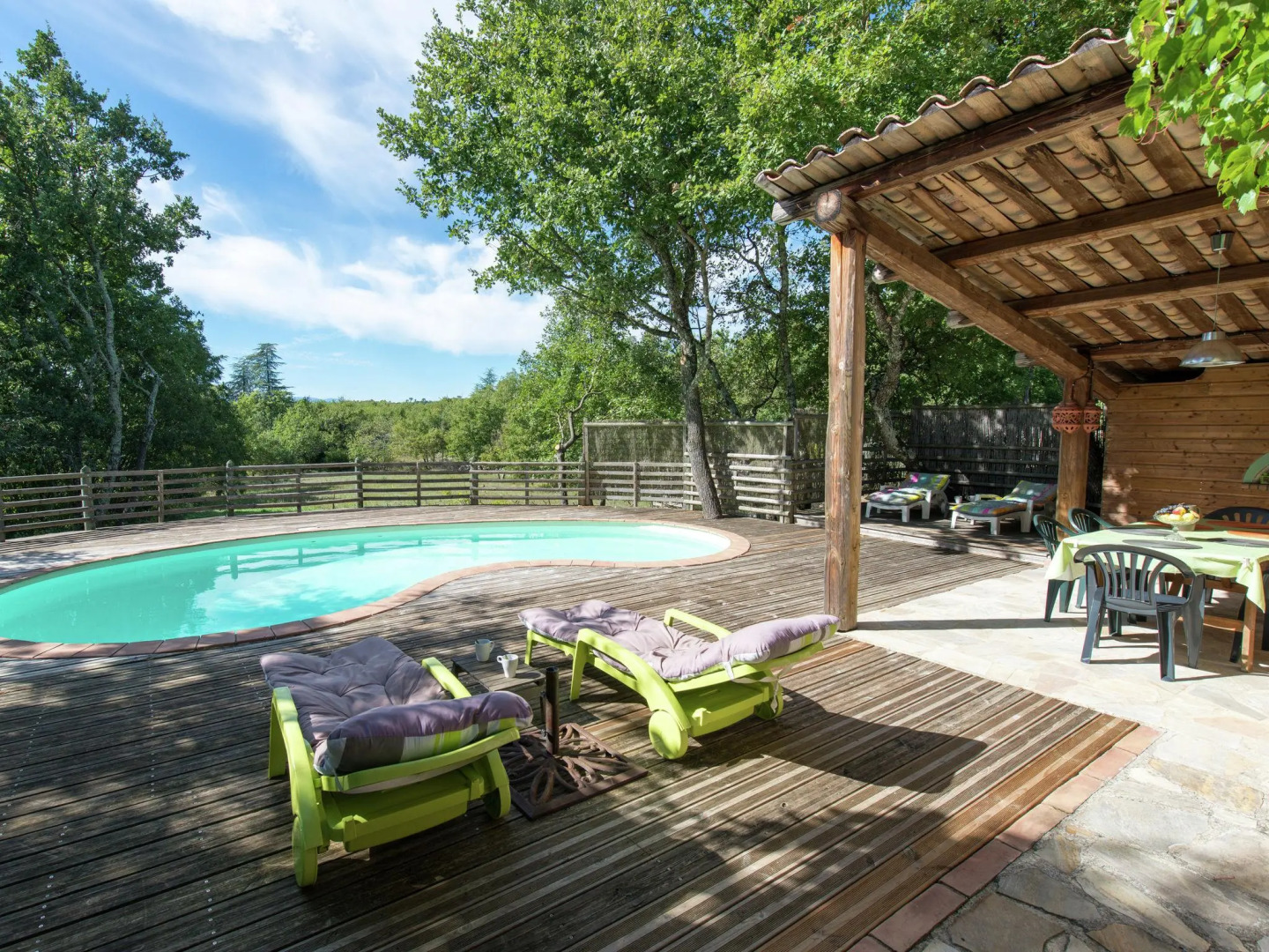 Lovely house in Ardeche, of ecological materials, with private swimming pool